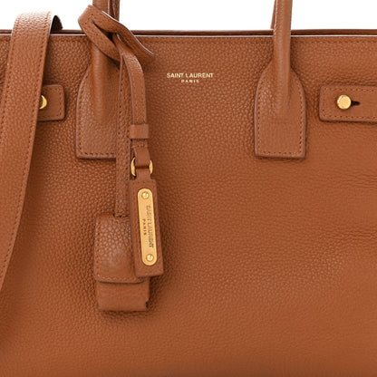 Saint Laurent Grained Calfskin Baby Sac De Jour Supple Canyon 8 of 11