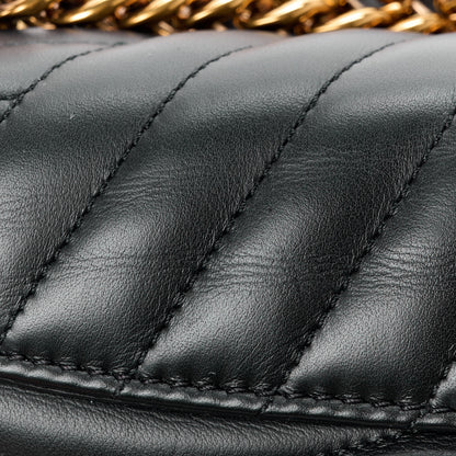 Louis Vuitton LOUIS VUITTON Calfskin New Wave Chain MM Black 15 of 15