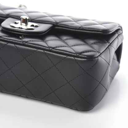 Chanel Lambskin Quilted Mini Rectangular Flap Black 9 of 9