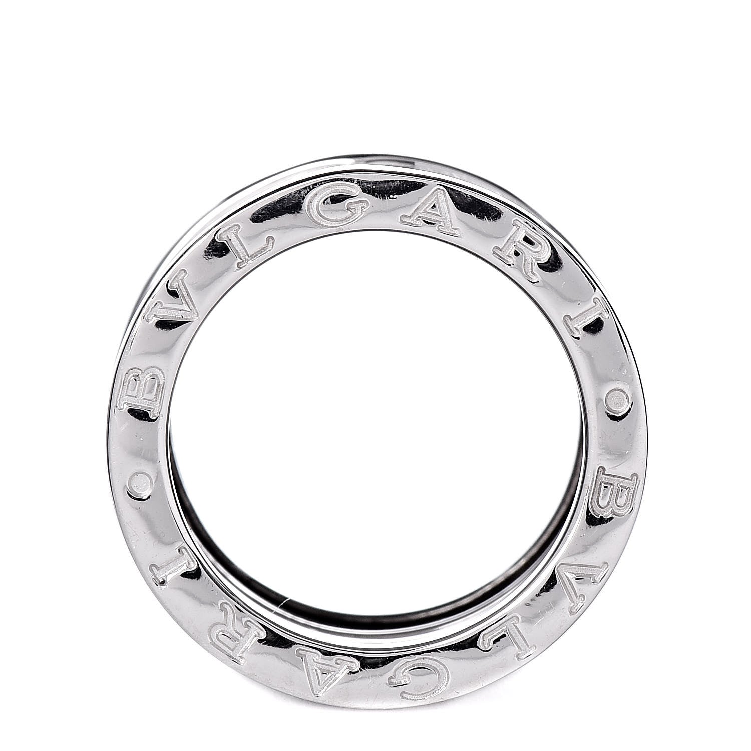 Bulgari 18K White Gold B.Zero1 Five-Band Ring 51 5.75 4 of 5