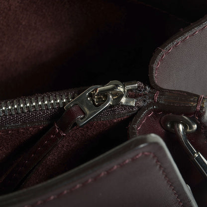 Celine Smooth Calfskin New Shoulder Bag Burgundy 8 of 10