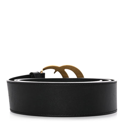 Gucci Calfskin Double G 40mm Belt 95 38 Black 2 of 6