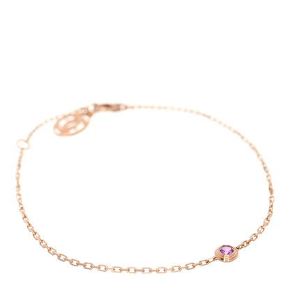 Cartier 18K Pink Gold Pink Sapphire D'Amour Bracelet 1 of 4