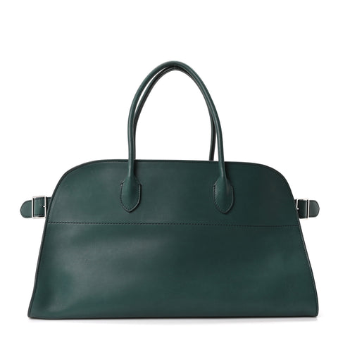 Polished Saddle Calfskin EW Margaux Cyprus