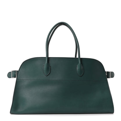 The Row Polished Saddle Calfskin EW Margaux Cyprus 1 of 9