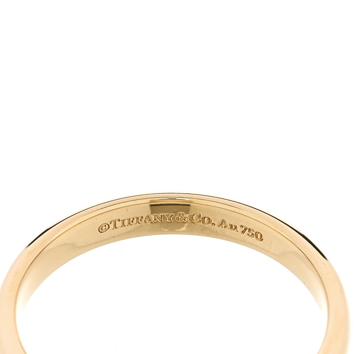 18K Yellow Gold 3mm Forever Wedding Band Ring 57 8
