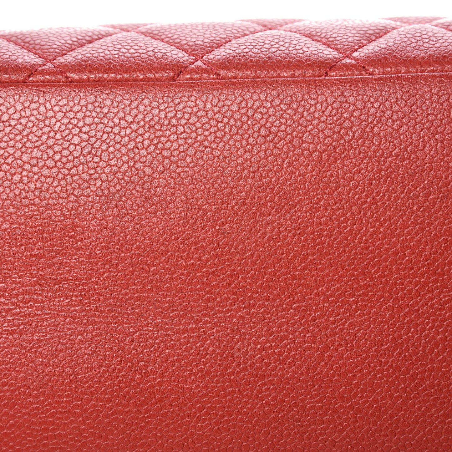 Caviar Quilted Grand Shopping Tote GST Red