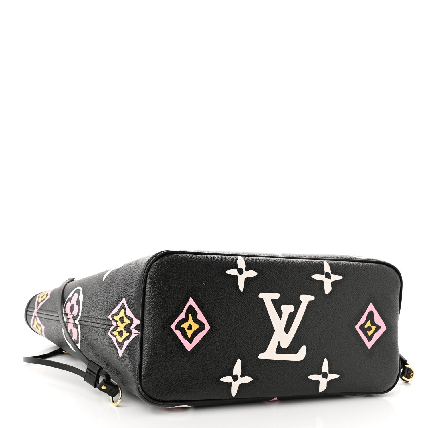 Louis Vuitton Monogram Giant Wild At Heart Neverfull MM Black 5 of 10