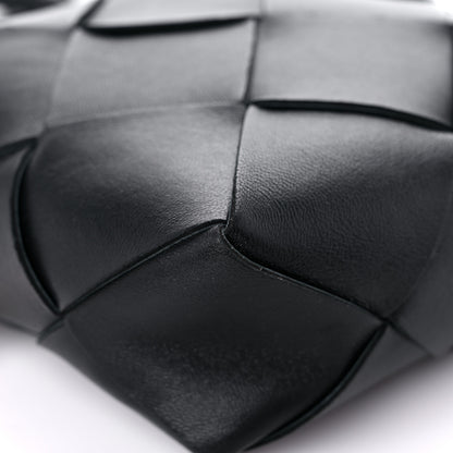 Bottega Veneta Lambskin Maxi Intrecciato Mini Cassette Camera Bag Black 7 of 11