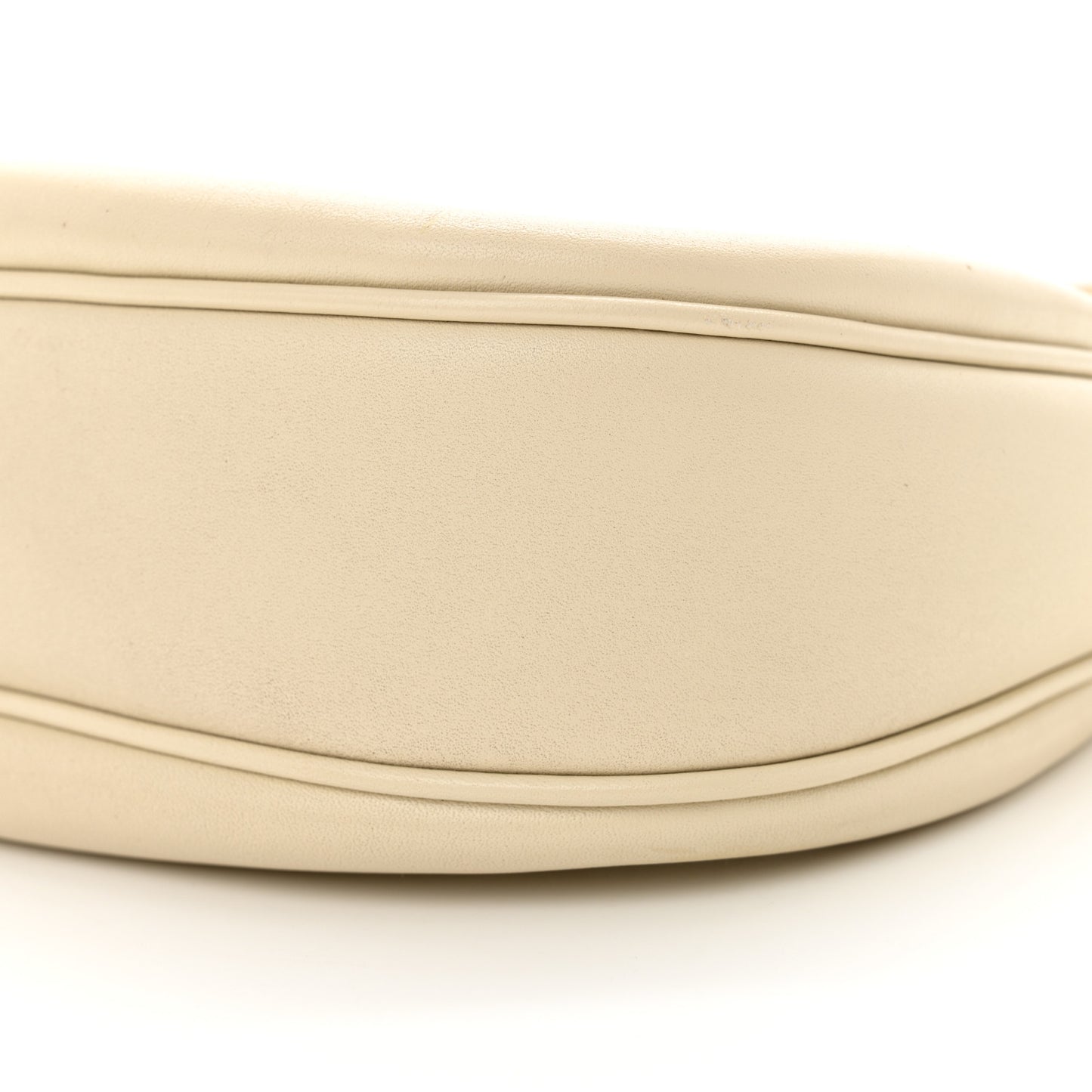 Calfskin The Curve Bag Cloud White