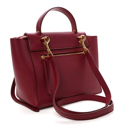 Celine Grained Calfskin Micro Belt Bag Plum 3 of 9