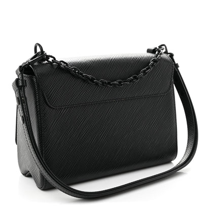 Louis Vuitton Epi Twist Shoulder Bag MM Matte Black 2 of 9