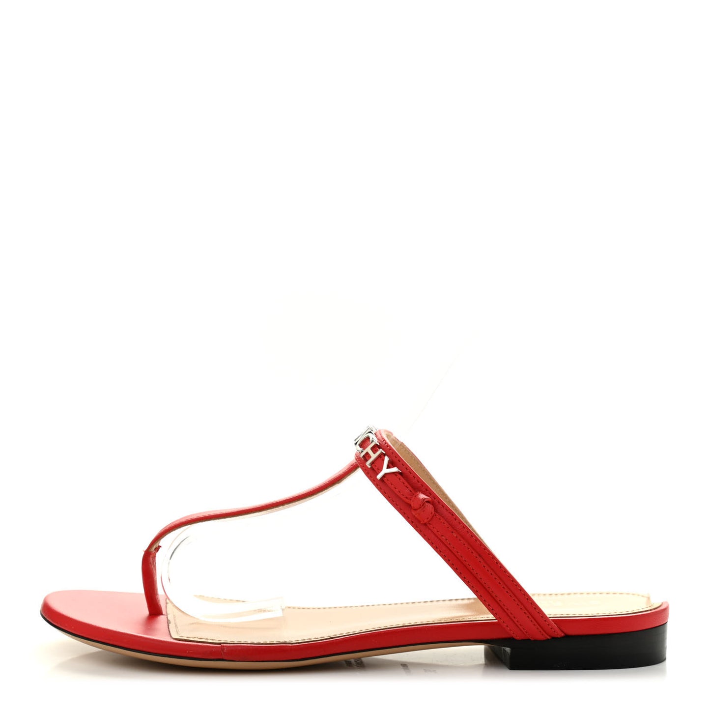 Calfksin Elba Thong Sandals 36 Red