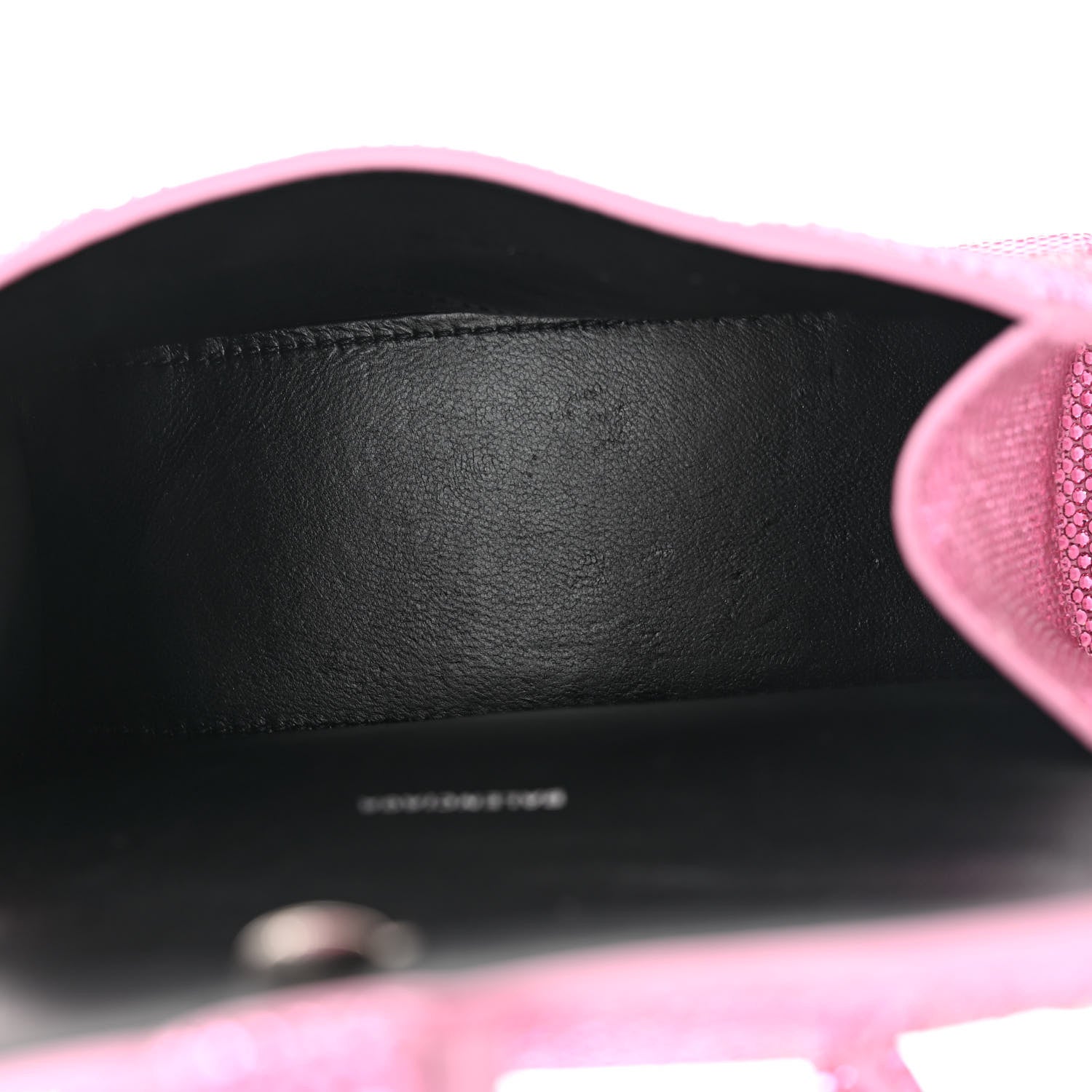 Balenciaga Strass Suede Hourglass Top Handle Bag XS Pink 5 of 16