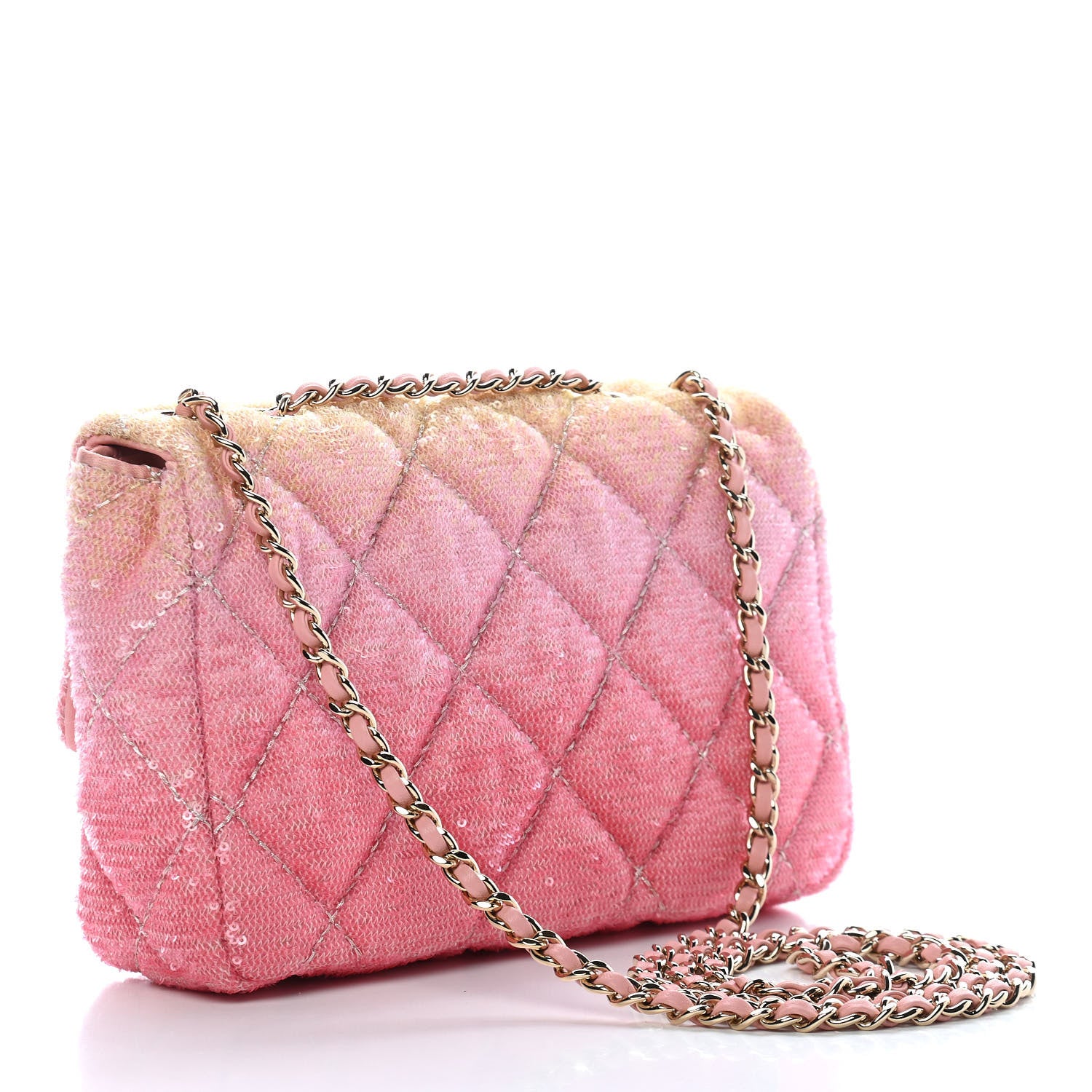 Chanel Sequin Quilted Ombre Mini Flap Multicolor 3 of 9