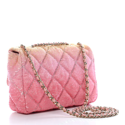 Chanel Sequin Quilted Ombre Mini Flap Multicolor 3 of 9