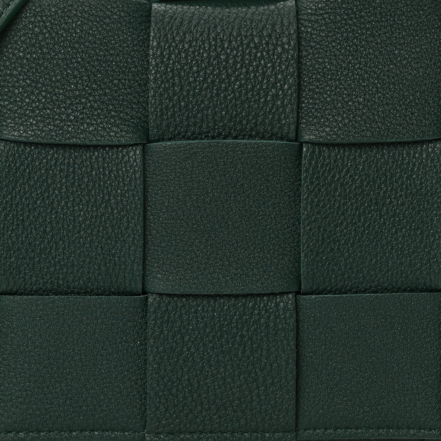 Bottega Veneta Grained Calfskin Maxi Intrecciato Cassette Crossbody Bag Raintree Green 7 of 11