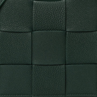 Bottega Veneta Grained Calfskin Maxi Intrecciato Cassette Crossbody Bag Raintree Green 7 of 11