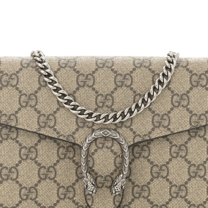 Gucci GG Supreme Monogram Mini Dionysus Chain Wallet Beige Taupe 9 of 14