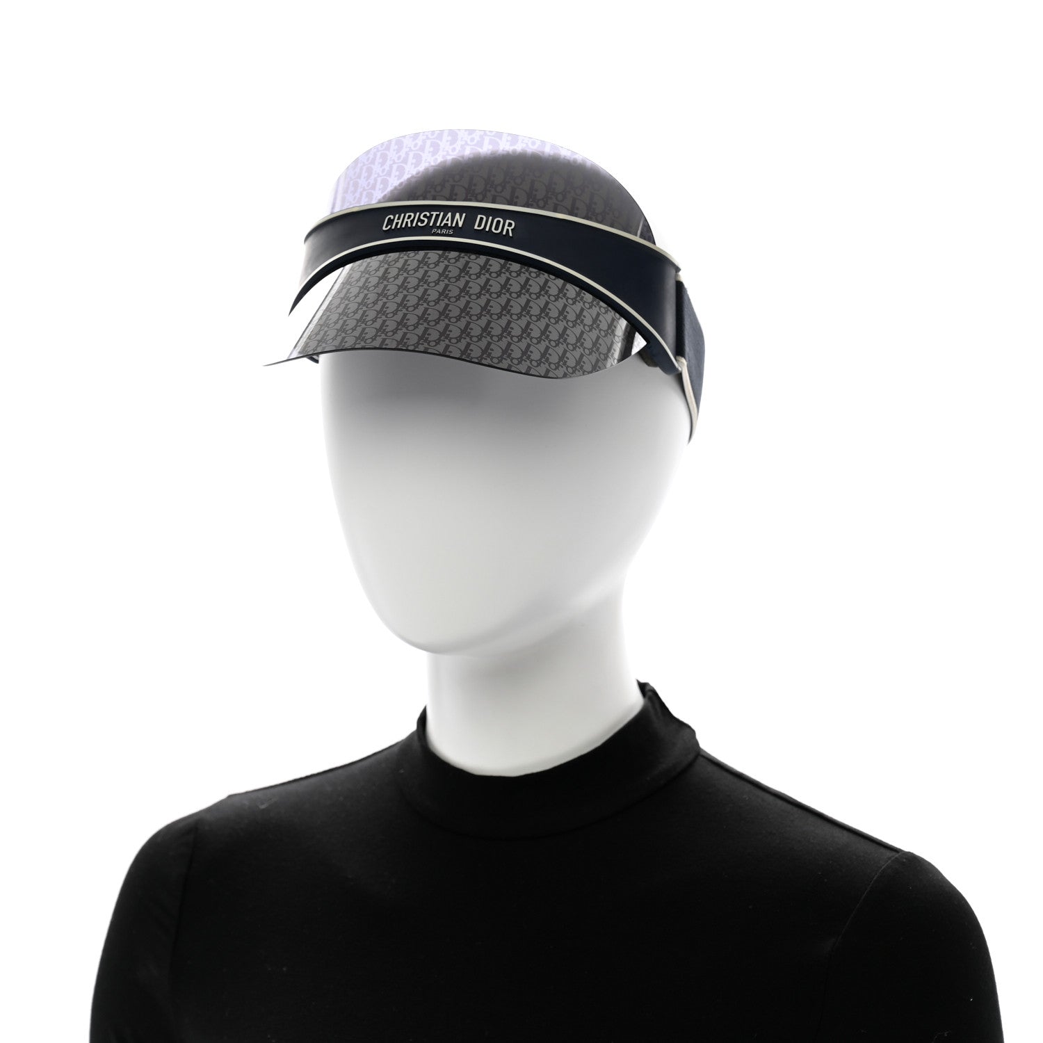 Christian Dior Oblique DiorClub V1U Sun Visor Blue 2 of 9