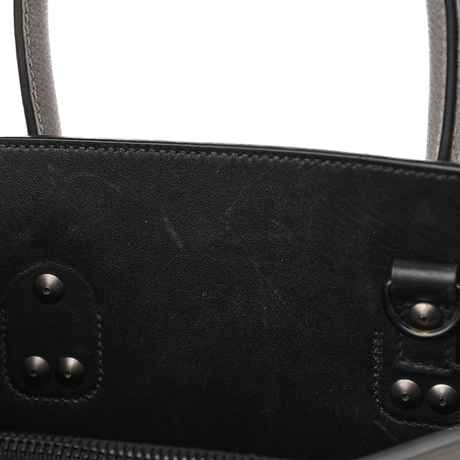 Saint Laurent Grained Calfskin Baby Sac De Jour Fog 9 of 9