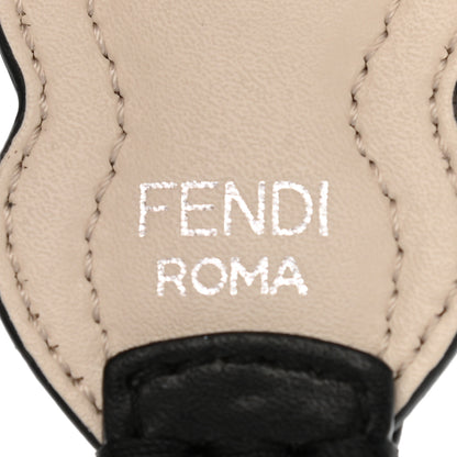 Fendi Calfskin Pearl Embellished Mini Strap You Black Camelia 3 of 4