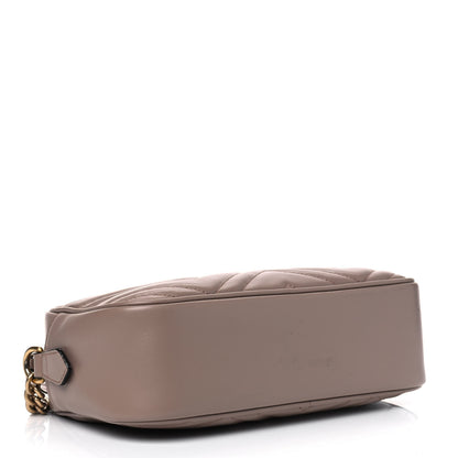 Gucci Calfskin Matelasse Small GG Marmont Chain Shoulder Bag Porcelain Rose 3 of 8