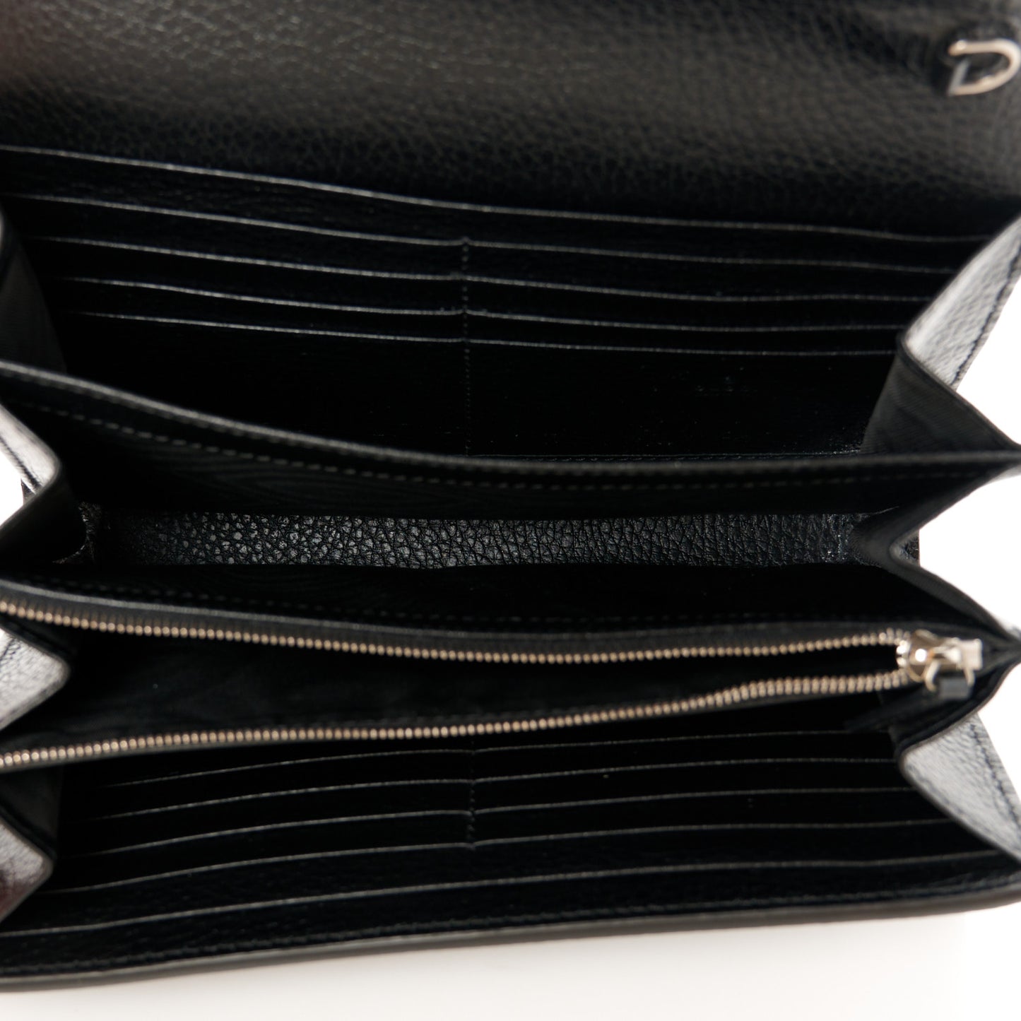 Calfskin Mini Dionysus Chain Wallet Black