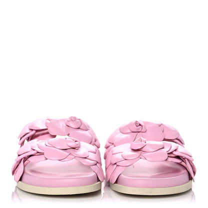 Valentino Garavani Kidskin Atelier 03 Rose Edition Double Buckle Slide Sandals 38.5 Pink Borealis 2 of 9
