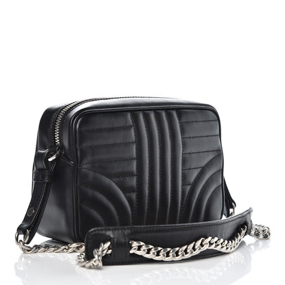 Prada Soft Calfskin Diagramme Crossbody Bag Black 3 of 6
