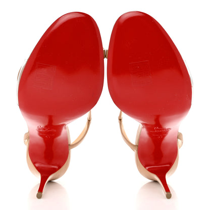Christian Louboutin Nappa Rosalie 100 Sandals 41 Beige 5 of 7