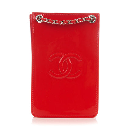 Chanel Patent Crossbody CC Phone Holder Red 1 of 7