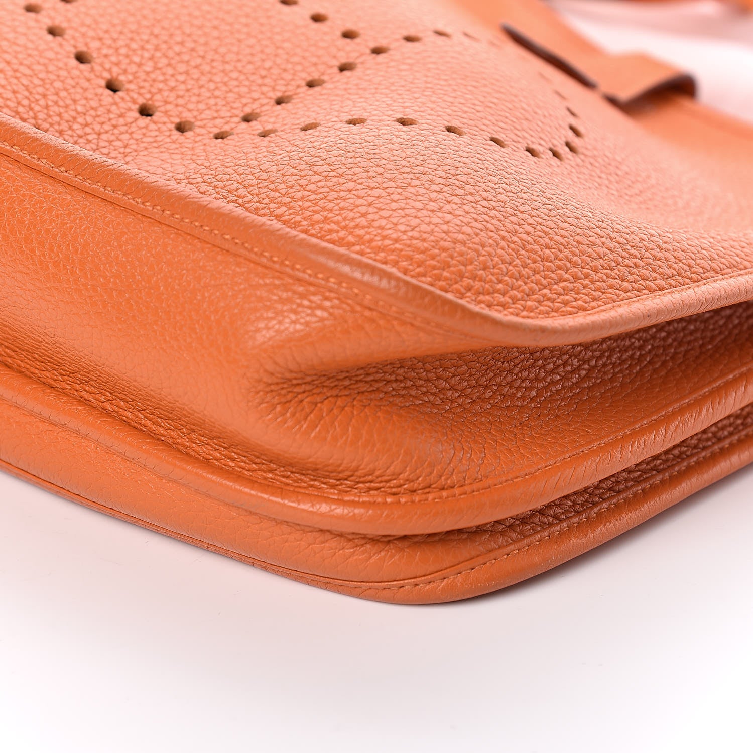 Hermes Taurillon Clemence Evelyne III PM Orange 13 of 13