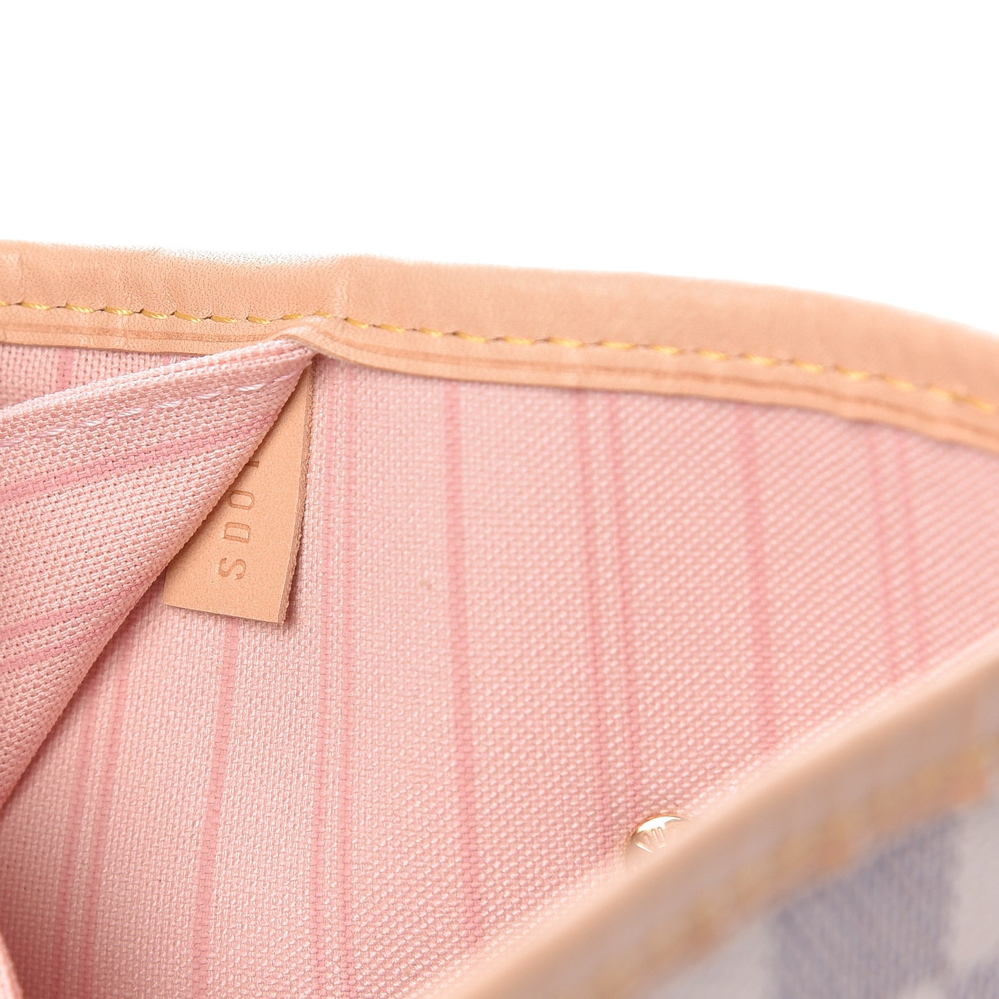 Damier Azur Neo Neverfull MM Rose Ballerine