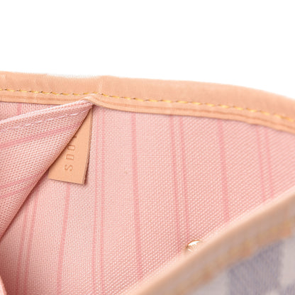Louis Vuitton Damier Azur Neo Neverfull MM Rose Ballerine 8 of 11