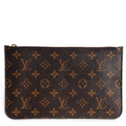 Louis Vuitton Monogram Neverfull MM GM Pochette Fuchsia 1 of 8