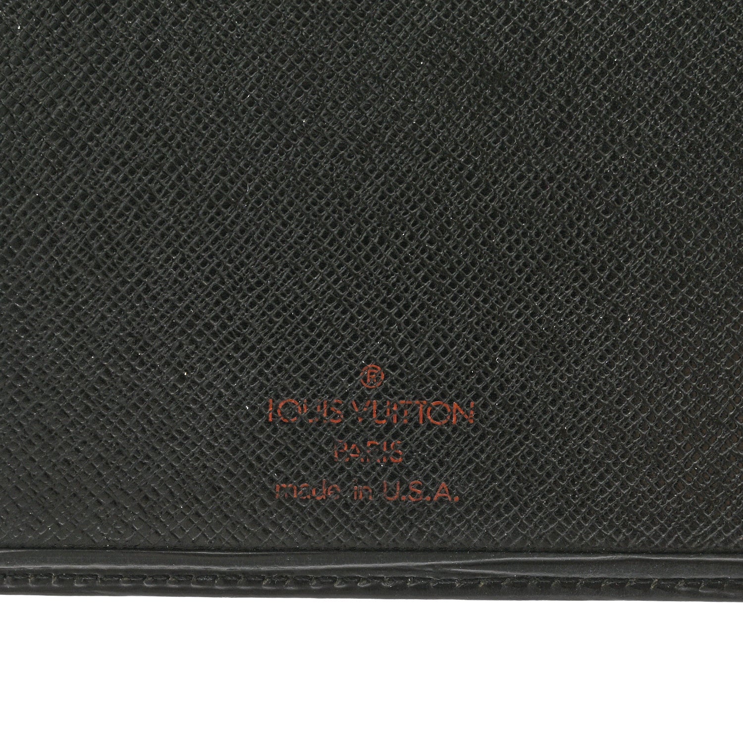 Louis Vuitton Epi Checkbook Cover Black 6 of 12