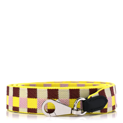 Hermes Toile Swift 25mm Maxi Quadrille Shoulder Strap Citron Rouge H Mauve Sylvestre 1 of 5