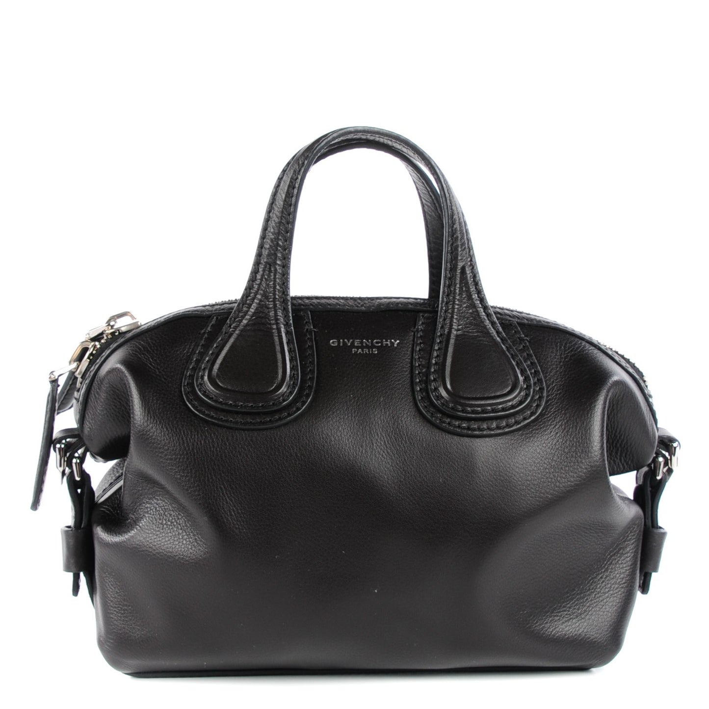 Waxed Calfskin Micro Nightingale Black
