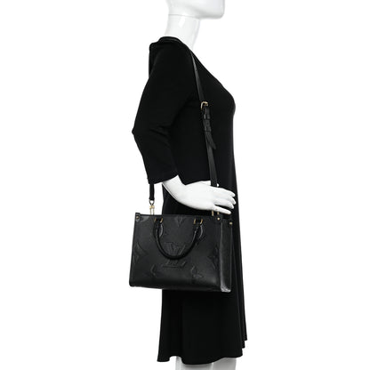 Louis Vuitton Empreinte Monogram Giant Onthego PM Black 2 of 10