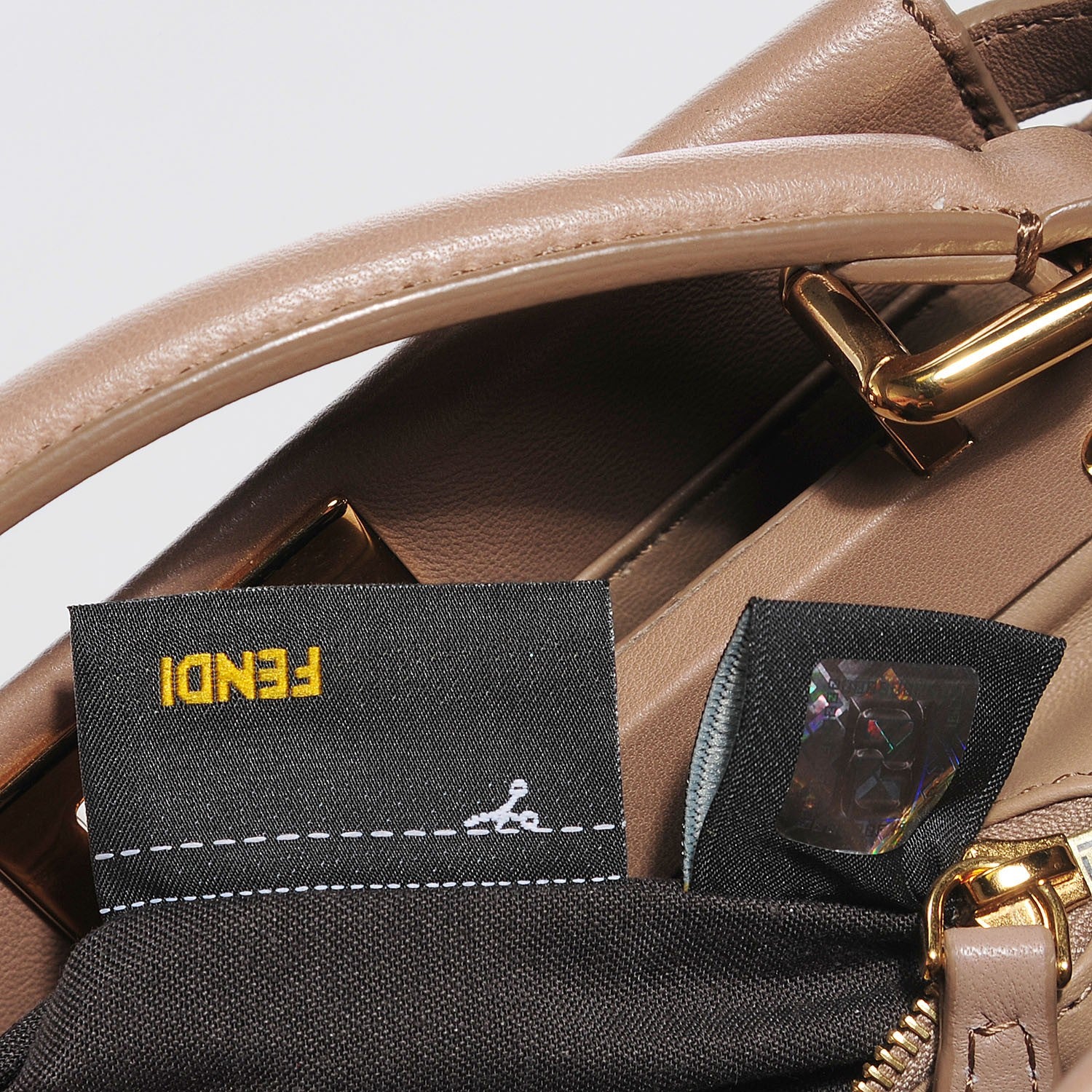 Fendi Nappa Mini Peekaboo Iconic Satchel Ratmusquet 8 of 11