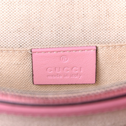 Gucci Moon Calfskin Web Medium Dionysus Bamboo Top Handle Bag Sugar Pink Blue Agata Hibiscus Red 6 of 10