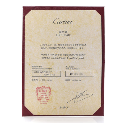 Cartier 18K Yellow Gold 3.5mm LOVE Wedding Band Ring 49 4.75 5 of 5