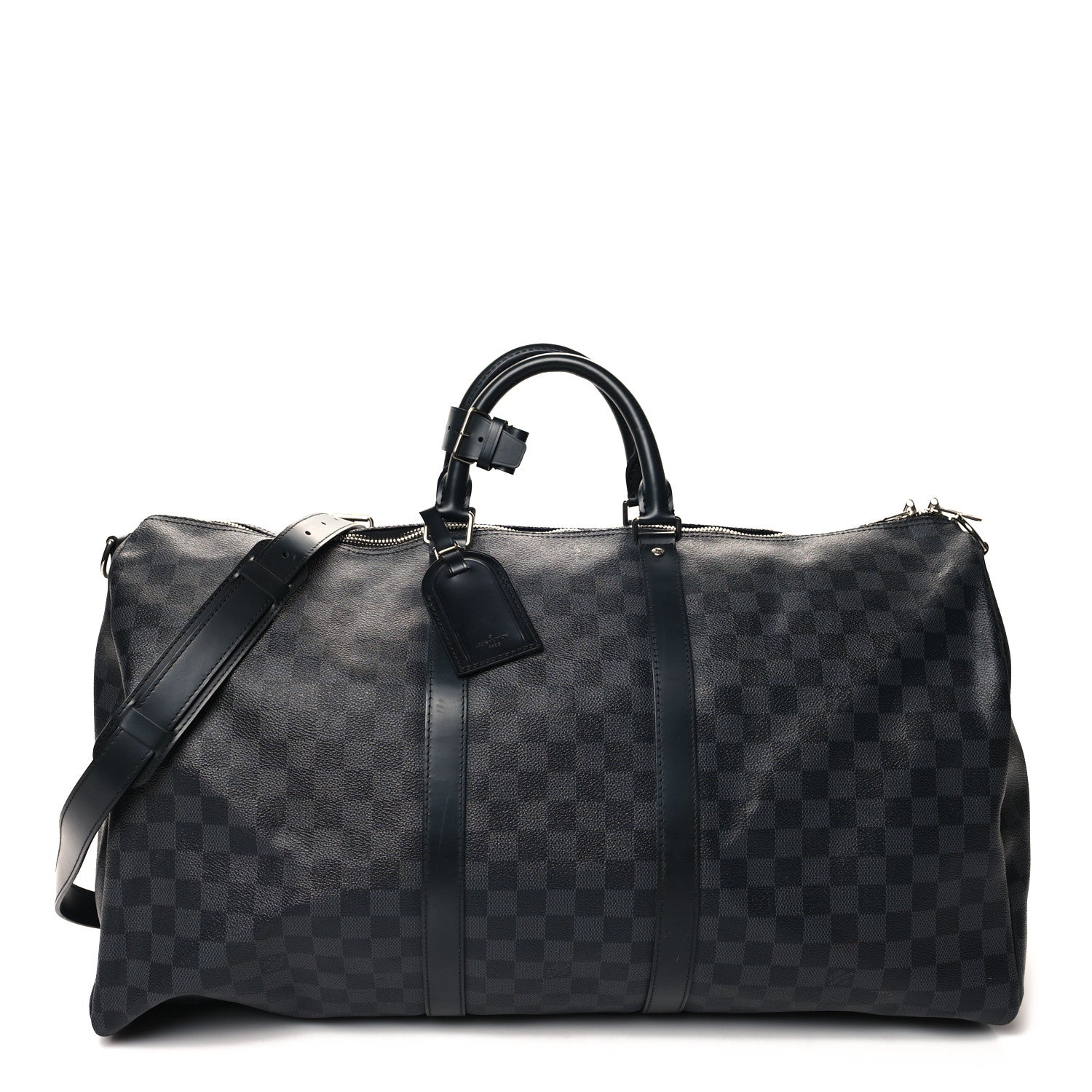 Louis Vuitton Damier Graphite Keepall Bandouliere 55 1 of 11