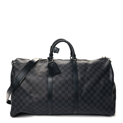 Louis Vuitton Damier Graphite Keepall Bandouliere 55 1 of 11
