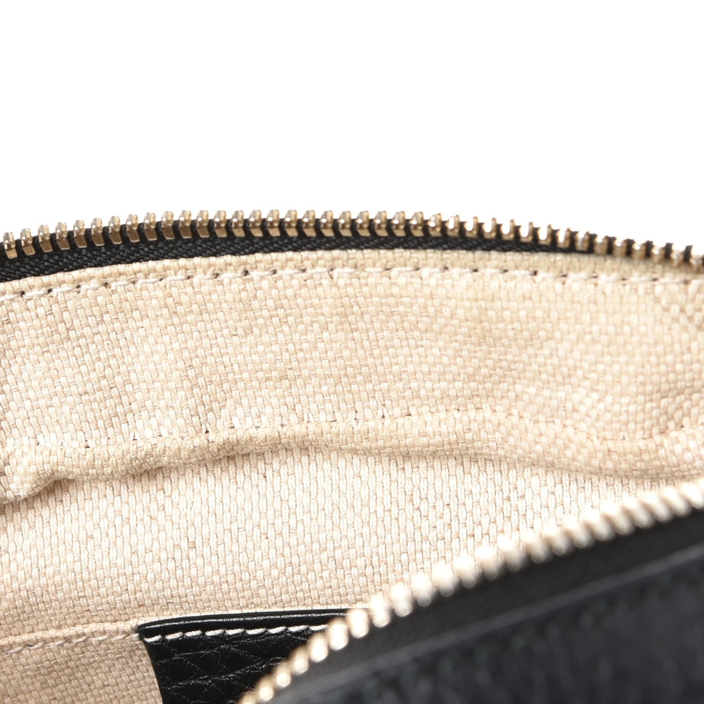 Pebbled Calfskin Small Soho Disco Bag Black