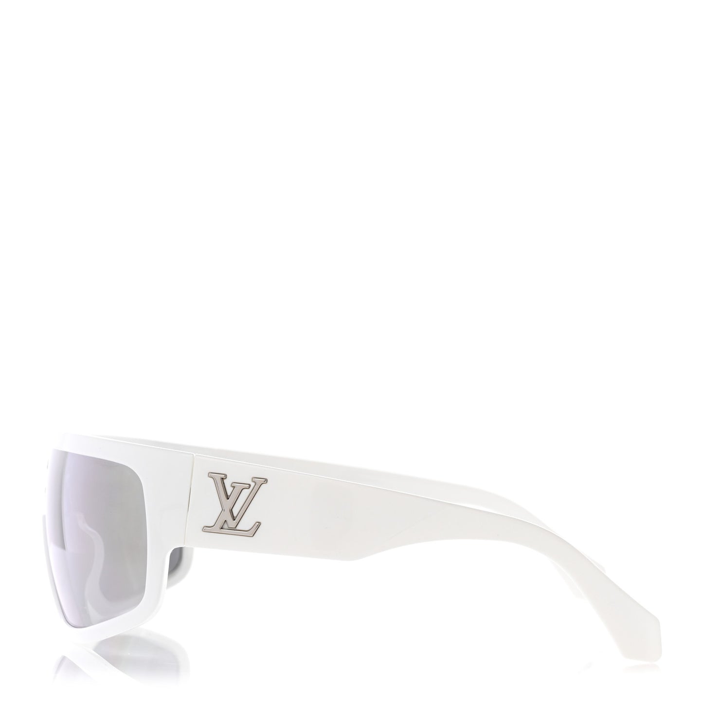 Acetate Crystal Cyclone Sport Mask Sunglasses Z1742U Ash Silver