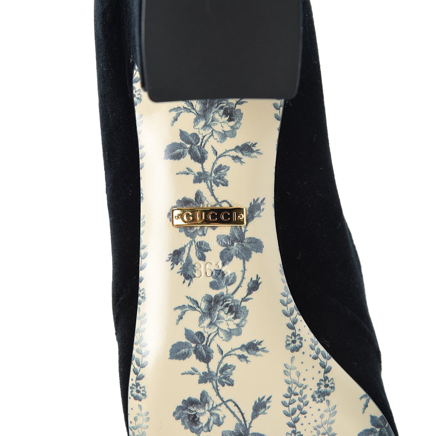 Softy Velvet GG Victoire 55mm Loafer Pumps 36.5 Black