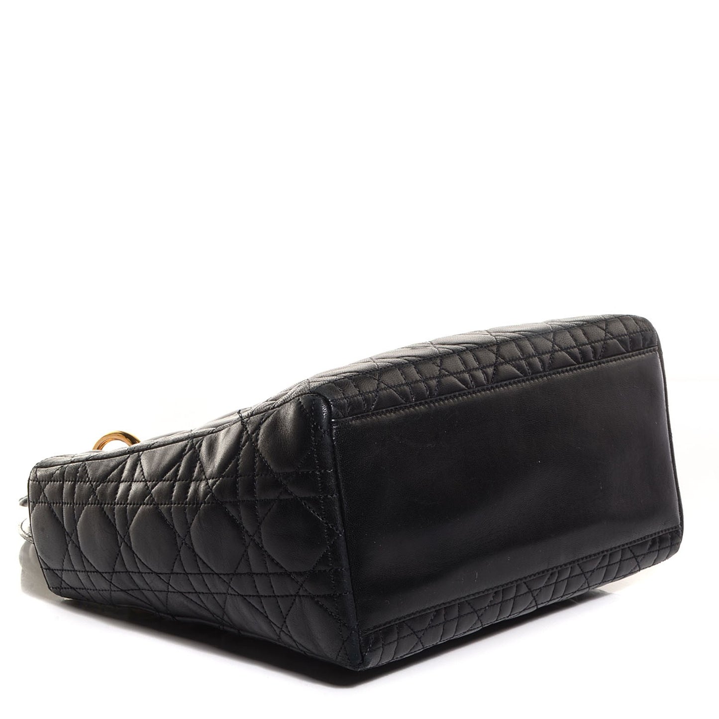 Lambskin Cannage Medium Lady Dior Black
