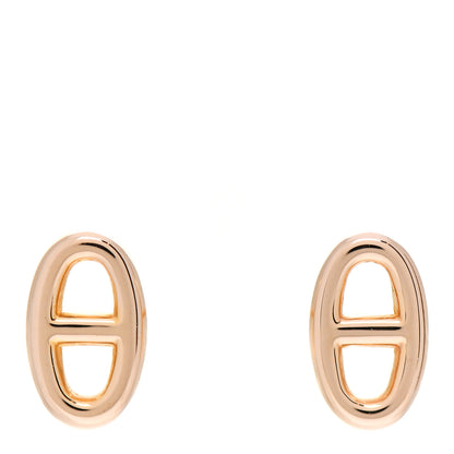 Hermes 18K Rose Gold TPM Farandole Stud Earrings 1 of 6